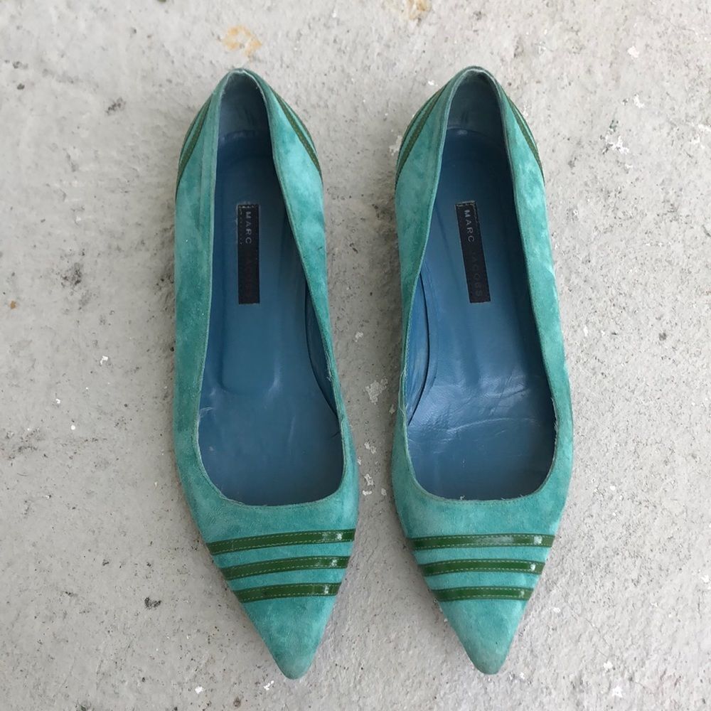 Marc Jacobs Green Flats